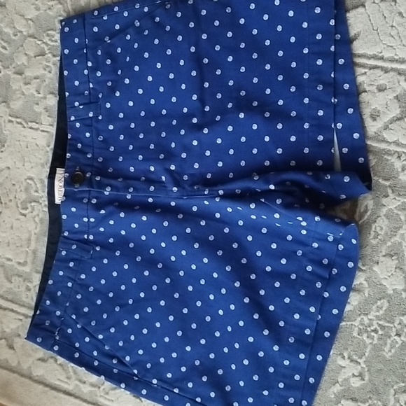 Merona Blue/White Polka-dot Shorts - Picture 1 of 4